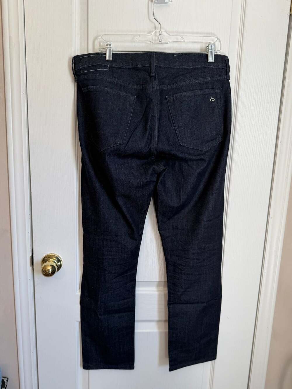 Rag & Bone Fit 2 Slim Jeans Dark Indigo Denim - Picture 3 of 9